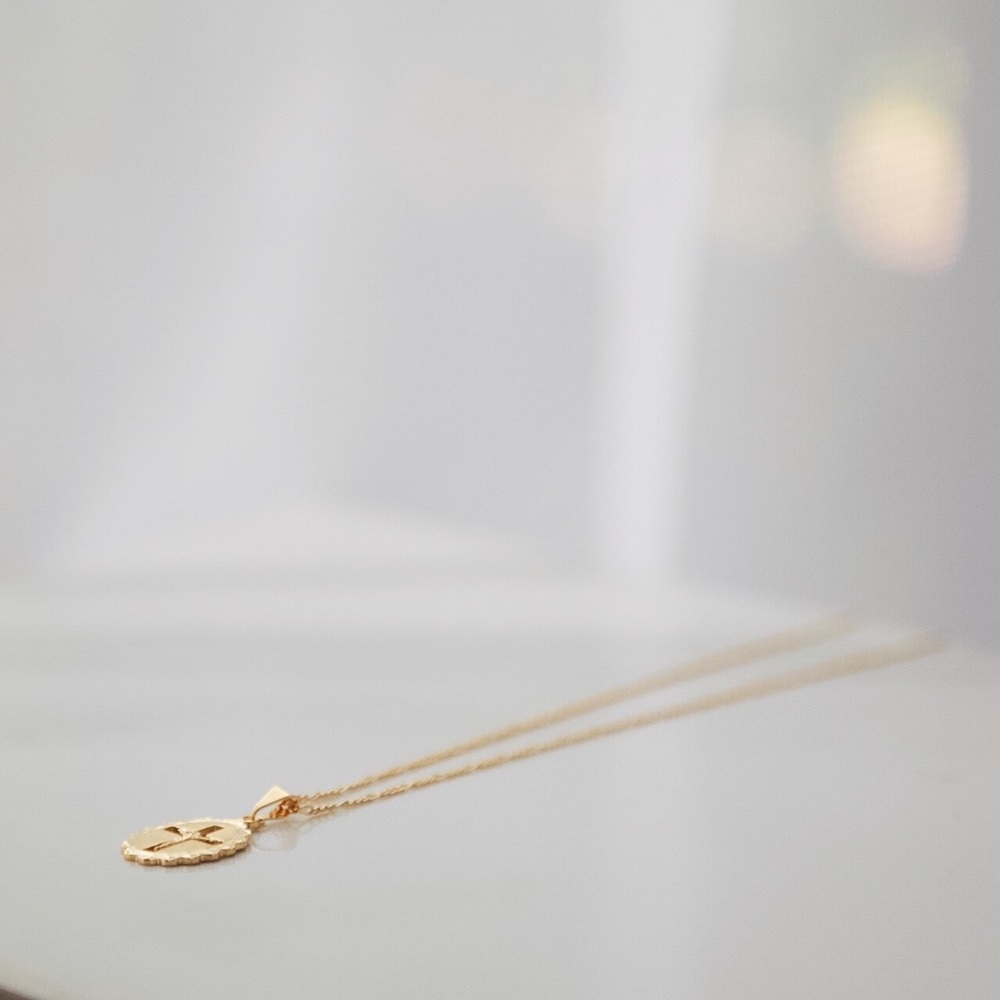 Crucifix Cross Necklace | 18k Gold Filled - Picture 8 of 8